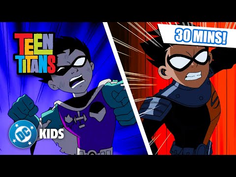 Iconic ROBIN Scenes! 🦸🏻🖤 | #TeenTitans Seasons 1-5 | @dckids