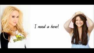 Glee- Holding Out For A Hero Lyrics