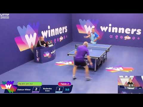 WINners CUP table 2  11.10 Ziakun Viktor - Rudenko Ivan  13:30