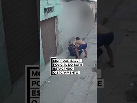 Morador salva POLICIAL do BOPE, ele estancou o s4ngr4mento.
