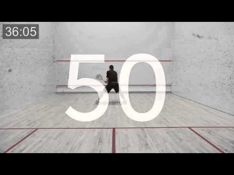 Squash tips: Cross court volley test with Thierry Lincou