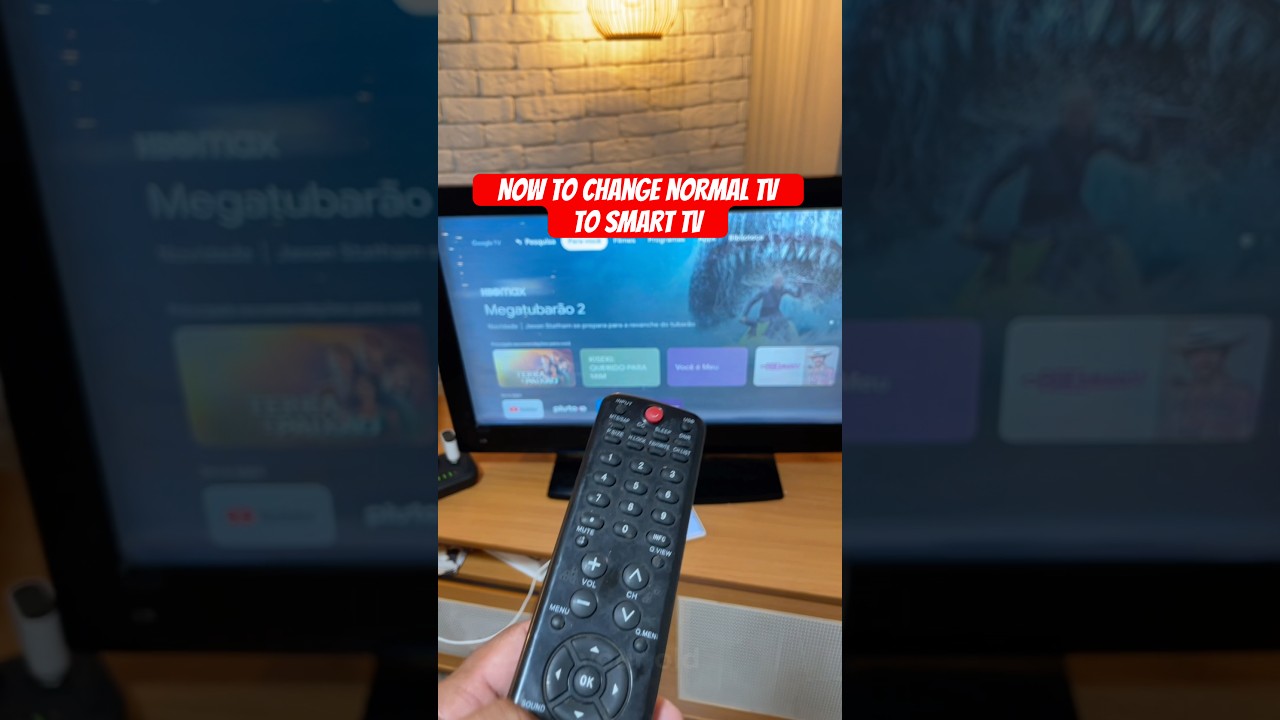 Now to change normal tv to smart tv