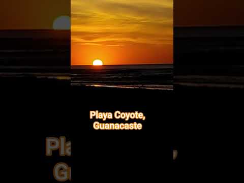 Atardecer cer en Playa Coyote Guanacaste