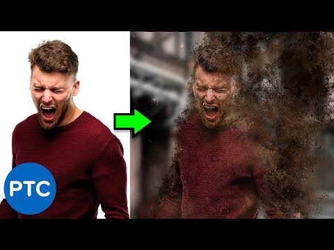 Disintegration Effect - Dispersion Effect - FULLY EXPLAINED Photoshop Tutorial