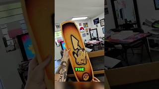 DID HE BRING A POKÉMON SKATEBOARD?!?!?!!? 😱🤯🔥 #pokemon #pokemoncards #shorts