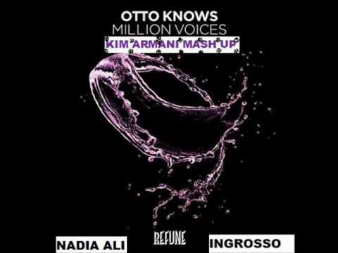 Nadia Ali Starkillers vs coldplay & Otto know fix million pressure(Kim Armani Mashup) NEW