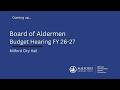 Board Of Aldermen Public Hearing FY 26 27 04 15 2026