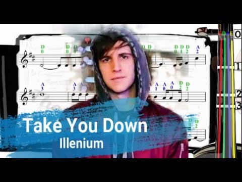Take You Down | Illenium | Violin SHEET MUSIC [With Fingerings] [Level 4]