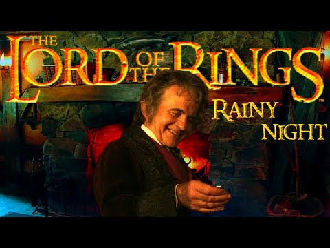 A Rainy Night in Bag End | Lord of the Rings Ambience; Peaceful Night at the Shire - ASMR Rain