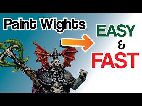 Paint Wights FAST!! - Painting for WARHAMMER with Contrast