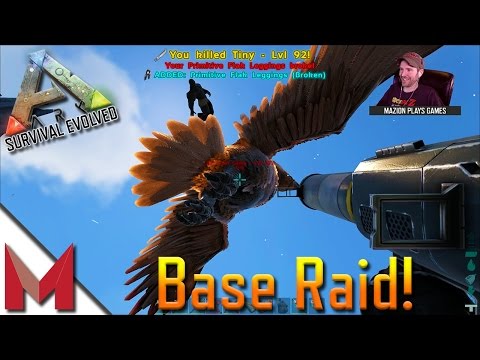 SL1PG8R AND LAPIS LAURI RAID ON MAZION'S BASE -=- ARK: SURVIVAL EVOLVED GAMEPLAY -=- S4E40