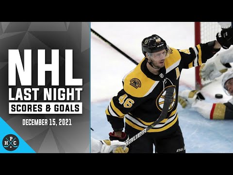NHL Last Night: All 19 Goals and Scores on december 15, 2021: