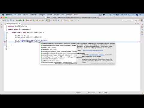 Java 11 Features - Updates to String Class