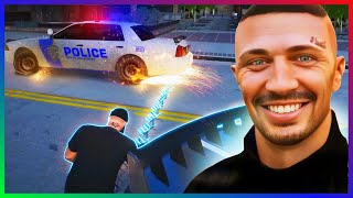 Spike Stripping Cops to Escape in GTA 5 RP