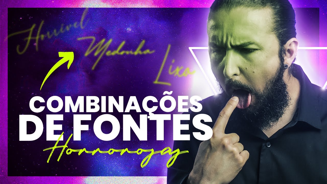 🤢COMO NÃO COMBINAR FONTES NO DESIGN GRÁFICO