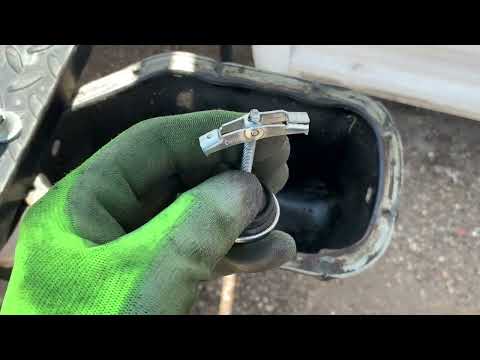 how to remove universal wingnut oil drain plug (for stripped oil pan treads)