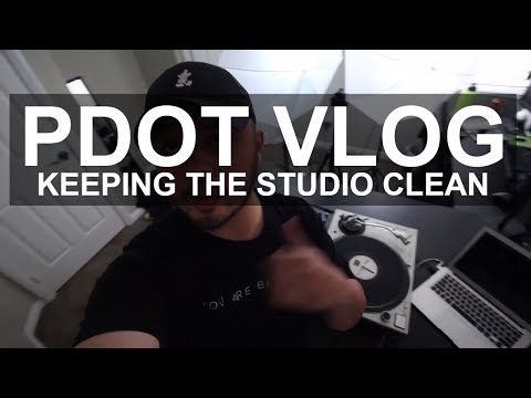PDot Vlog - Keeping The Studio Clean