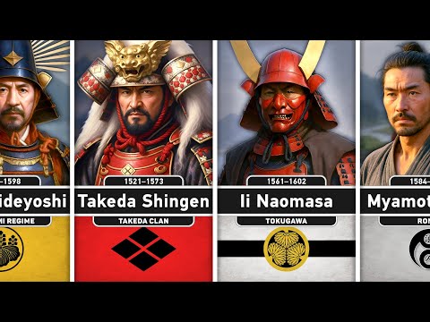 Most Feared Japanese Samurai & Warriors in History! Some of Them You Won't Believe Existed!