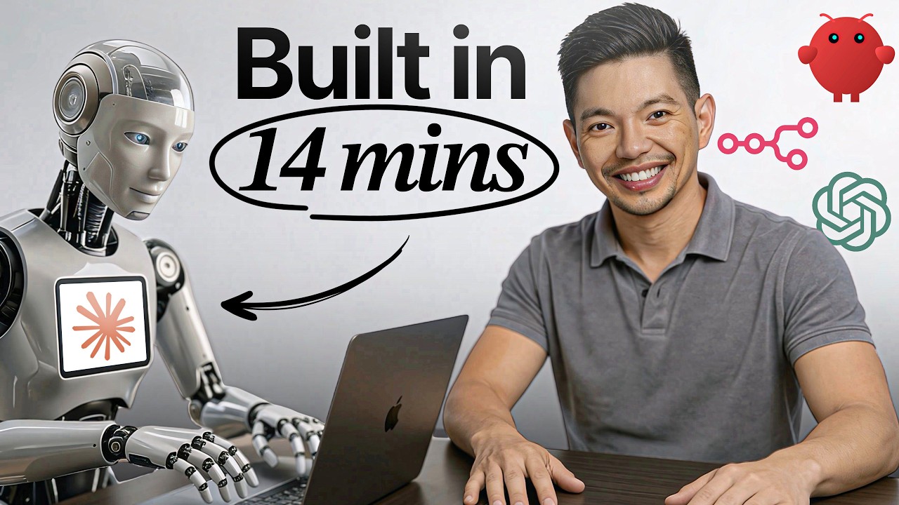 YouTube: How I Built an AI Agent in 14 minutes as A Beginner