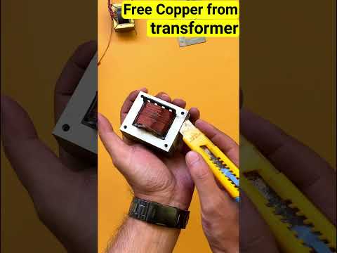 Remove copper from transformer #shorts