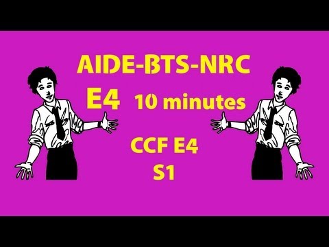 comment remplir fiche e4 bts nrc