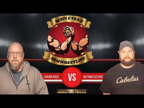 Shawn Ross vs Nathan Guitard (RH) - Main Event Armwrestling 2