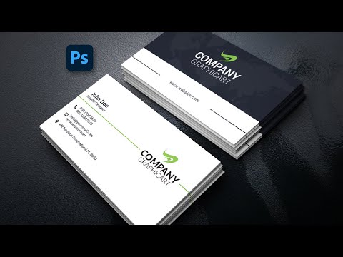 Business Card Design in Adobe Photoshop