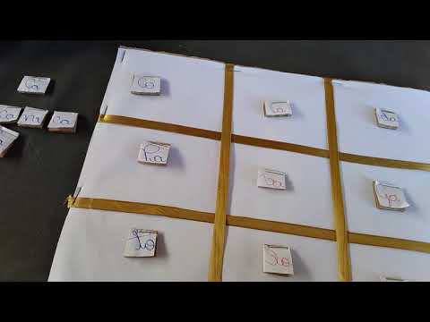 Parte 2: Jogo didático: Jogo da velha silábico para formação de palavras