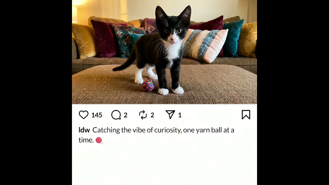 Finney and Piper, an adopted Domestic Short Hair in Metairie, LA video 5/5