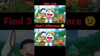 Only 1% Can Find All 4 Differences! | Doraemon Spot the Difference Challenge&quot;