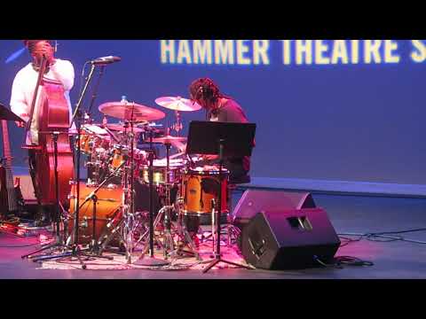 Drummer MIKE MITCHELL w James Francies trio at San Jose Jazz Festival 2021