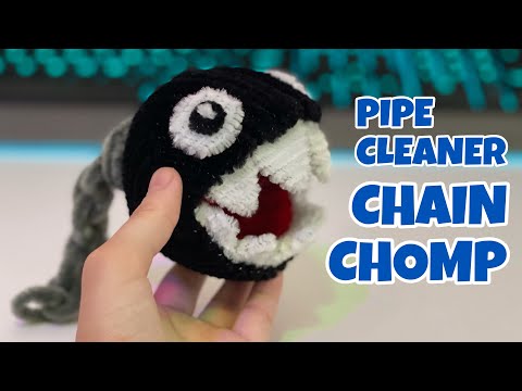 How to make Mario Chain Chomp with Pipe Cleaners