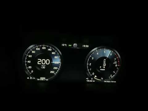 Volvo XC60 T8 407HP Hybrid Geartronic Inscription onboard acceleration 0-220km/h 4K