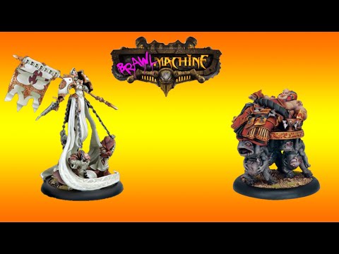 Dominar Rasheth Vs The Harbinger Of Menoth ~ Brawlmachine Battle Report [25]