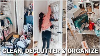 CLEAN UP, DECLUTTER & ORGANIZE 2025 | DECLUTTERING & ORGANIZING | CLEAN WITH ME