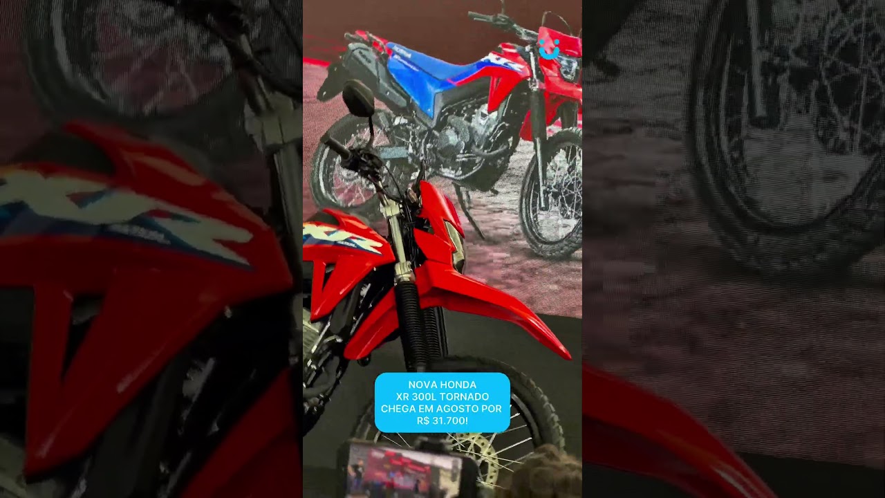 NOVA HONDA XR 300L TORNADO CHEGA EM AGOSTO POR R$ 31.700! 🤩