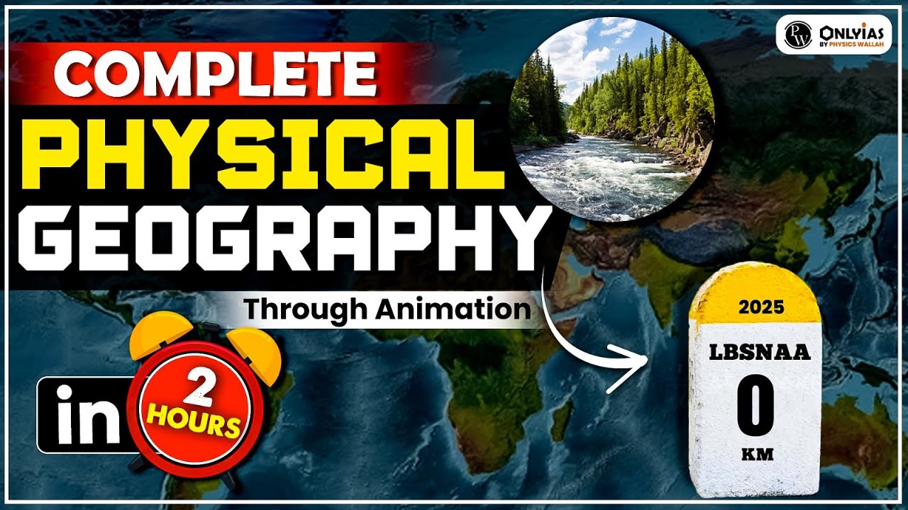 Complete Physical Geography | UPSC 2025 - 2026  | Key Concepts Explained Through Animation