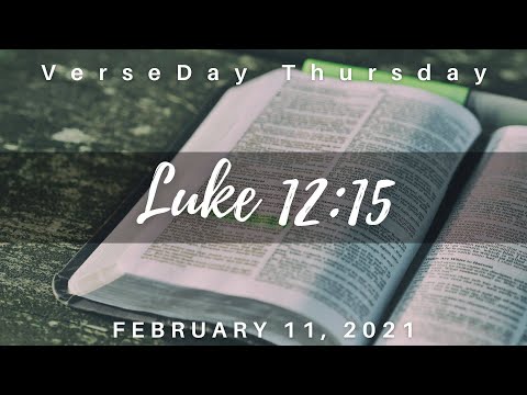 Luke 12:15