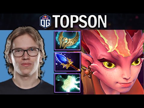 OG.TOPSON EPIC MID DARK WILLOW WITH 21 KILLS - DOTA 2 7.31 PRO GAMEPLAY