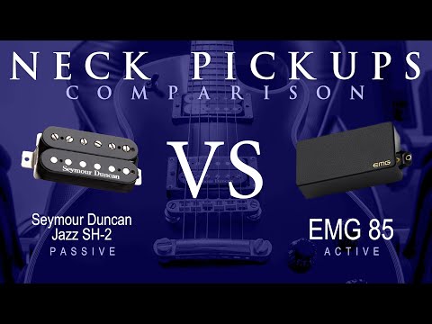 Seymour Duncan JAZZ SH-2 vs EMG 85 - Neck Pickup Guitar Tone Comparison Demo
