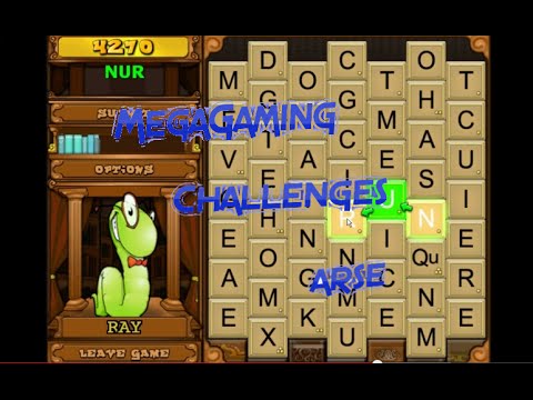 MegaGaming Challenges!!! - Book Worm DELUXE: Spell ARSE!