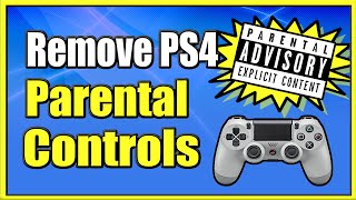 How to REMOVE PS4 Parental Controls without PASSWORD (Best Method!)