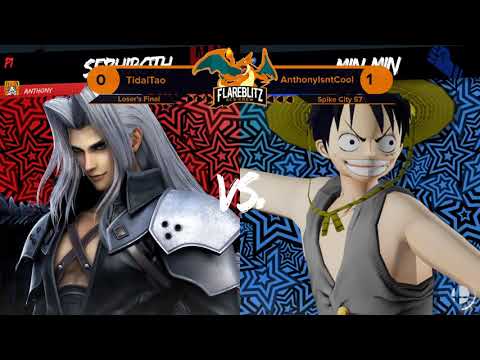 Spike City #57 Losers Finals  Anthonyisntcool(Sephiroth,Cloud) vs TidalTao(Minmin)