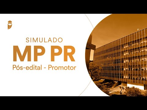 Simulado Promotor MP PR - Pós-edital - Correção