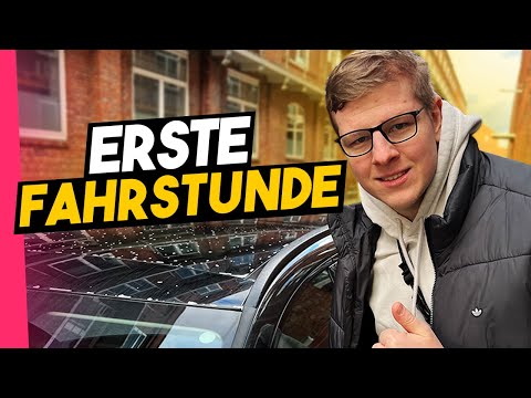 Erste Fahrstunde.