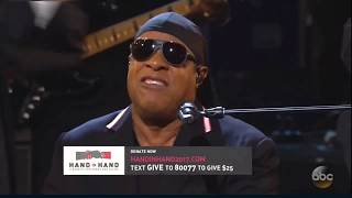Stevie Wonder Lean On Me Hand in Hand: A Benefit for Hurricane Relief