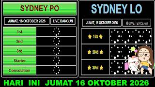 🔴LIVE DRAW SDY 16 OKTOBER 2026 | LIVE SDY HARI INI | LIVE SYDNEY | LIVE DRAW SYD