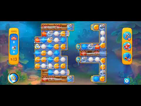 Fishdom Easy Level 9865 (with lightning booster) @choraelmin