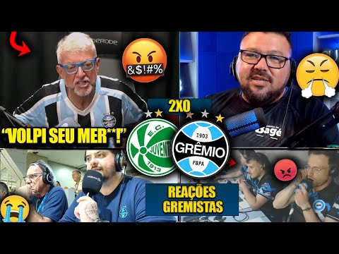 REAÇÕES dos GREMISTAS FURIOSOS com a DERROTA - JUVENTUDE 2X0 GRÊMIO [REACT GAUCHÃO 2025]