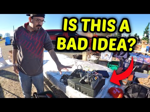 Risking It All On Video Game Consoles From A Flea Market!